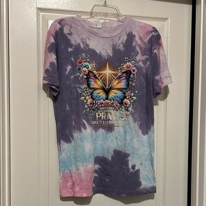 Love in Faith SS Tie-Dye Graphic Tee